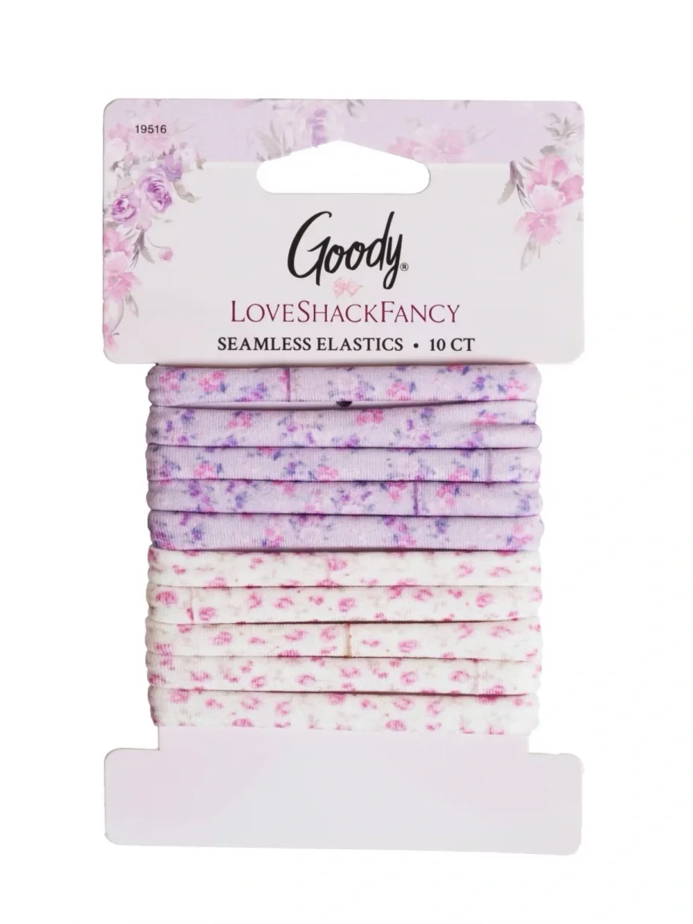 LoveShackFancy x Target – Goody Ikat Rose hibiscus Seamless Elastic 10 Count
